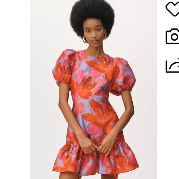 Hutch Pink and Red Floral Mini Dress - Picture 12 of 13